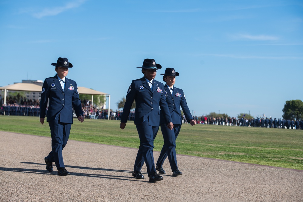 JBSA-Lackland recognizes Women's History Month 2020 with a special BMT graduation parade