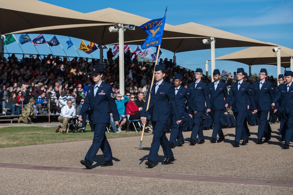 JBSA-Lackland recognizes Women's History Month 2020 with a special BMT graduation parade