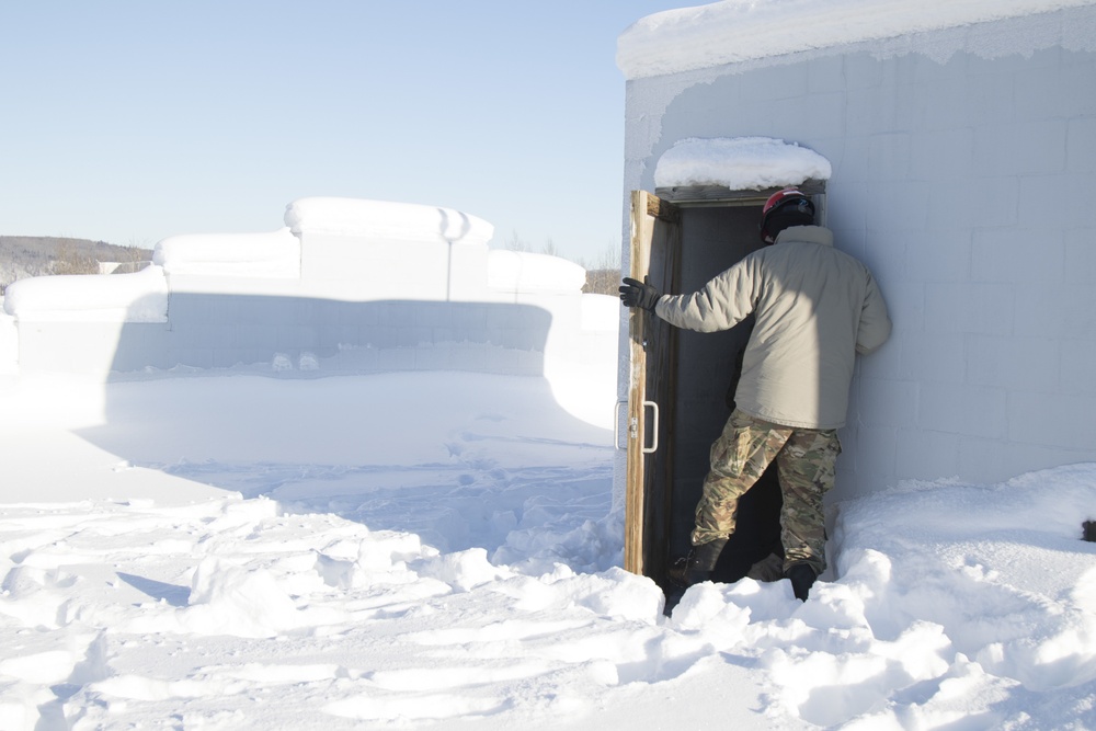 Multiple agencies practice decontamination during Arctic Eagle 2020