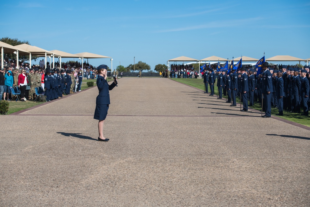 JBSA-Lackland recognizes Women's History Month 2020 with a special BMT graduation parade