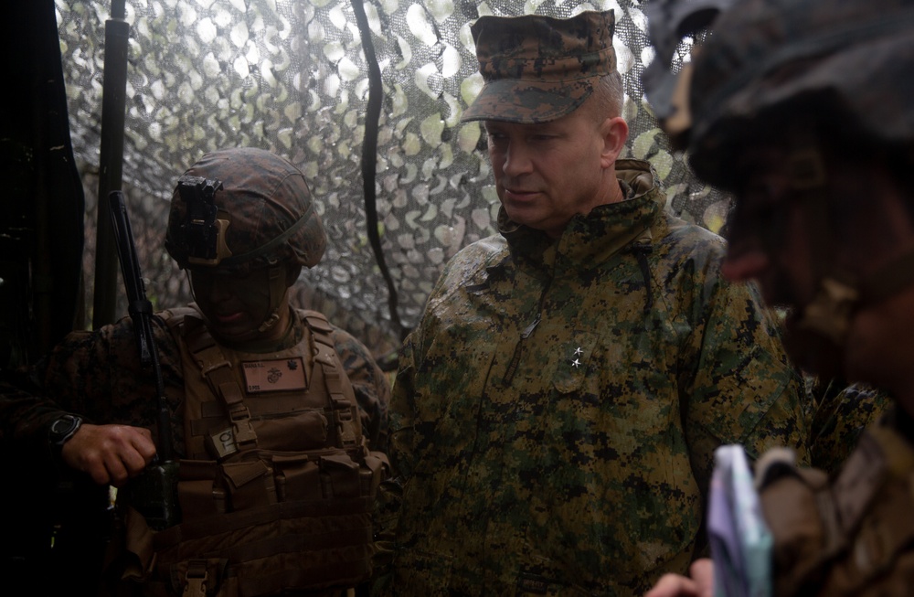 Train Like We Fight: Maj. Gen. Furness Visits Defensive Range G-30