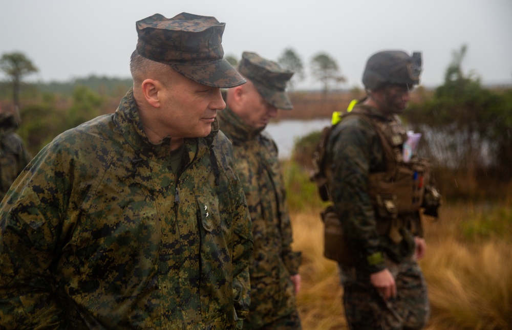 Train Like We Fight: Maj. Gen. Furness Visits Defensive Range G-30