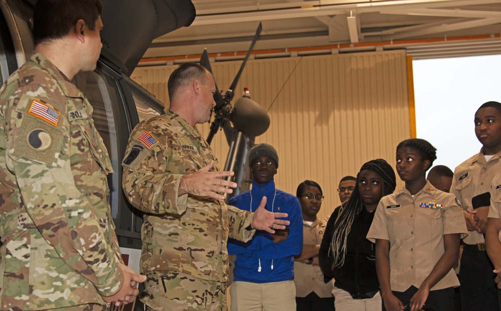 Chatham Co. JROTC cadets take a tour for their futures