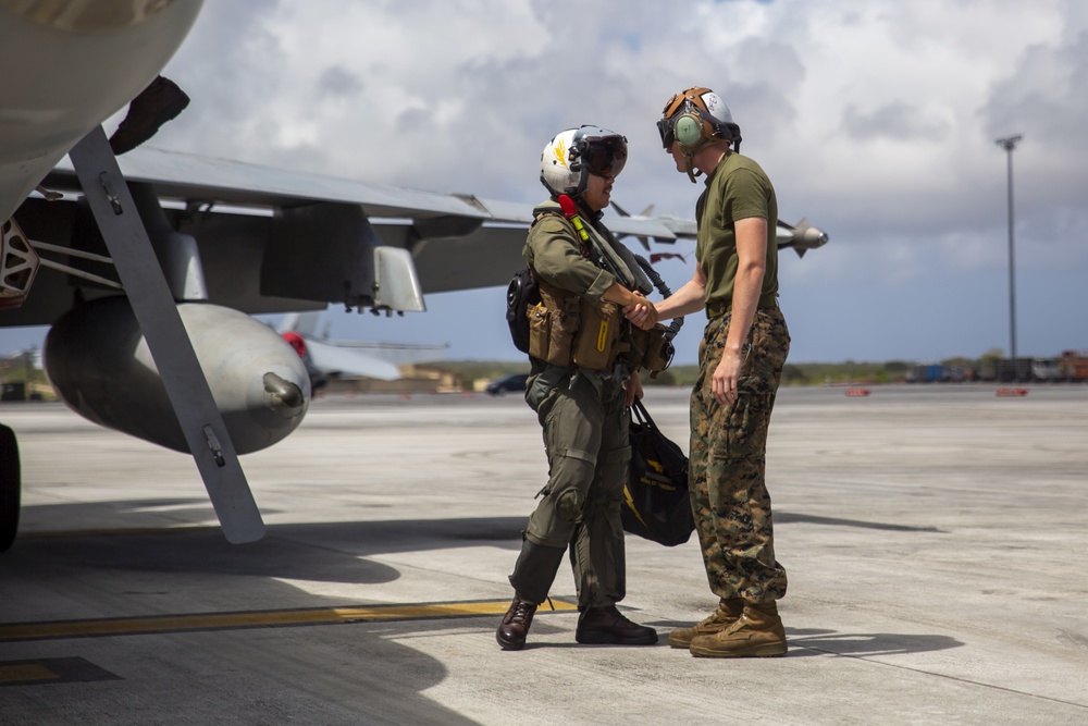 VMFA(AW)-242 work to support Cope North 20 VMFA(AW)-242 work to support Cope North 20