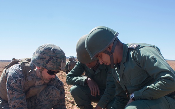 U.S. Marines Conduct Live Demolition Range with the Royal Moroccan Armed Forces
