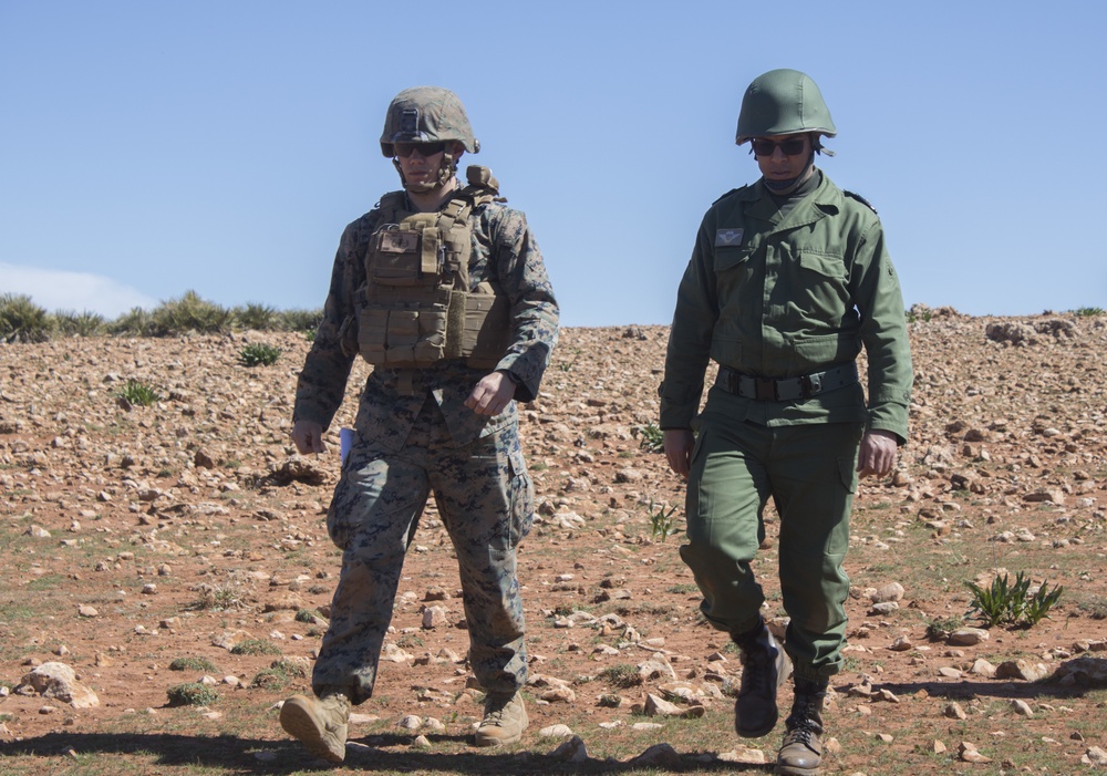 U.S. Marines Conduct Live Demolition Range with the Royal Moroccan Armed Forces