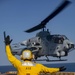 Sailors take part in flight operations