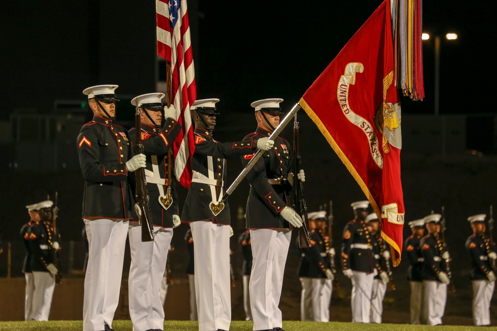 Battle Color Detachment at Kofa High School