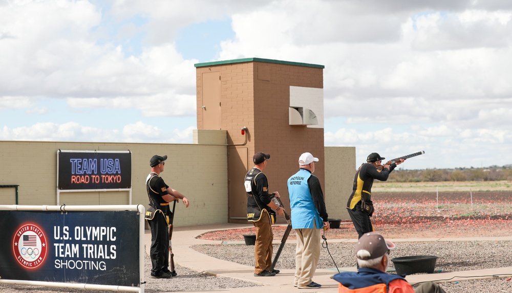 USAMU Soldiers compete at Skeet Olympic Trials