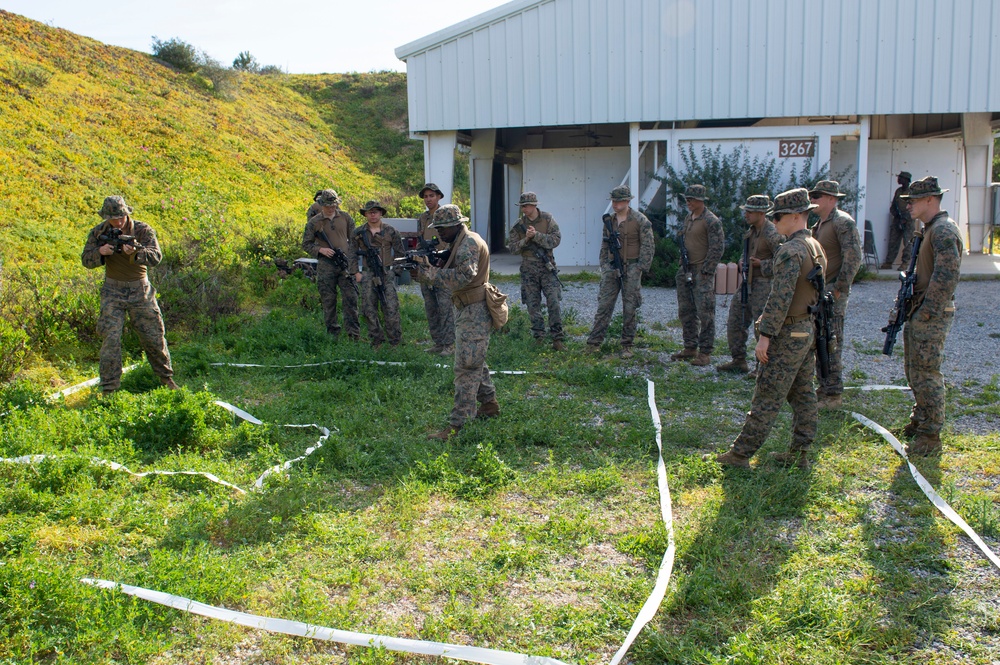U.S. Marines Conduct Interior Tactics Training