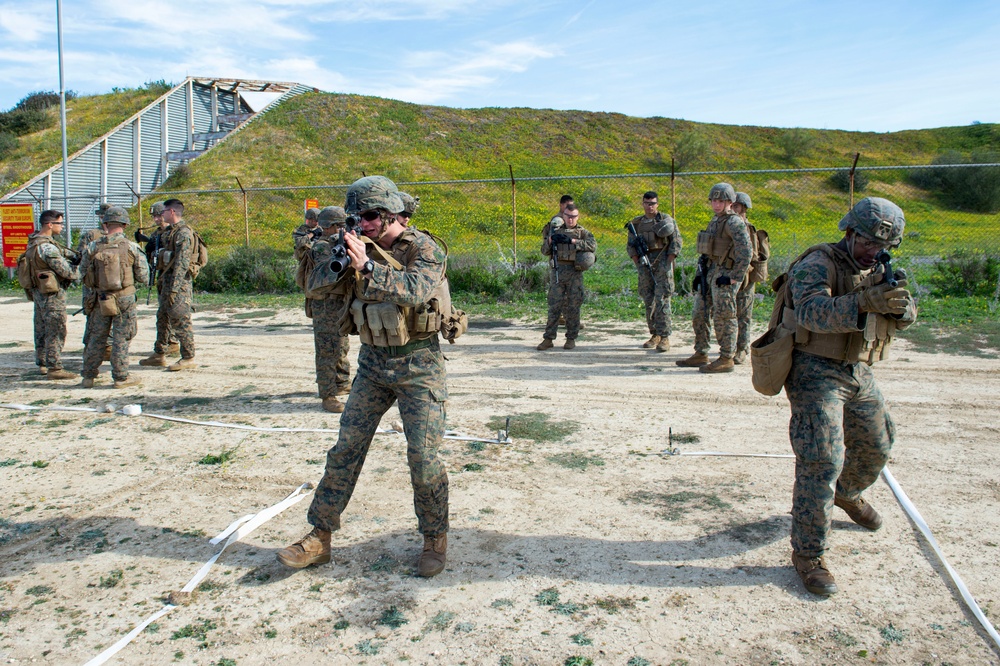 U.S. Marines Conduct Interior Tactics Training