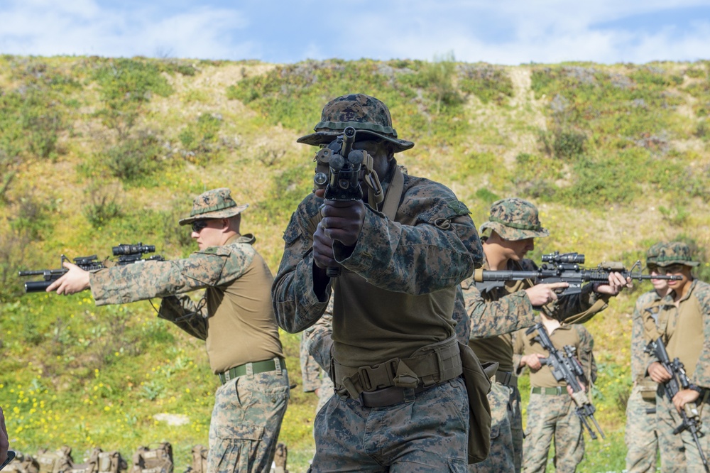 U.S. Marines Conduct Interior Tactics Training