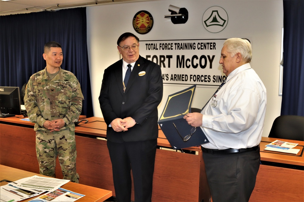 DFMWR’s Michael Napsey awarded Fort McCoy's Garrison Employee of the Month for February 2020
