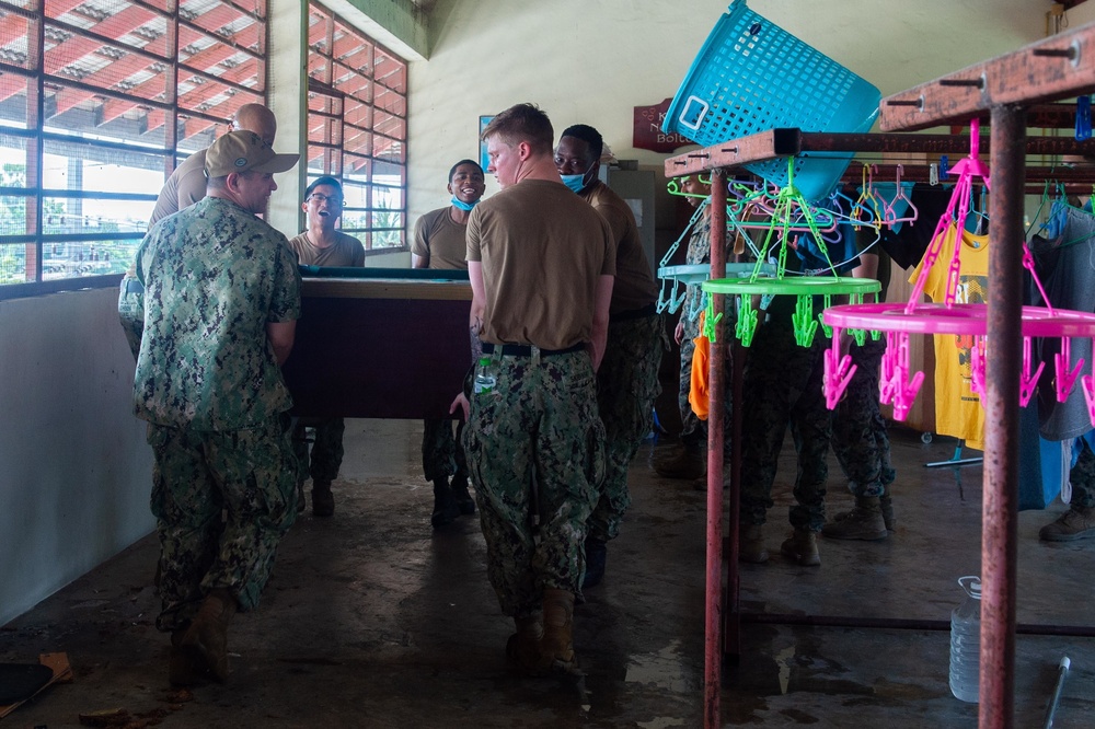 USS Green Bay participates in Camillian Social Center Rayong COMREL, March 9, 2020