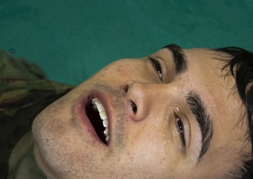 Rough terrain Soldiers prepare for water operations