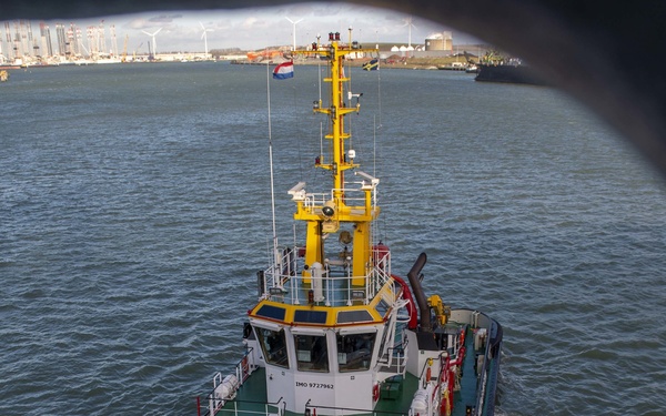 USNS Benavidez Arrives in the Netherlands