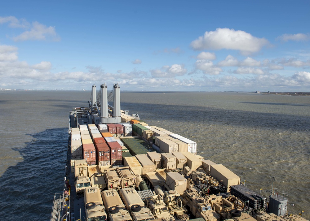 USNS Benavidez Arrives in the Netherlands