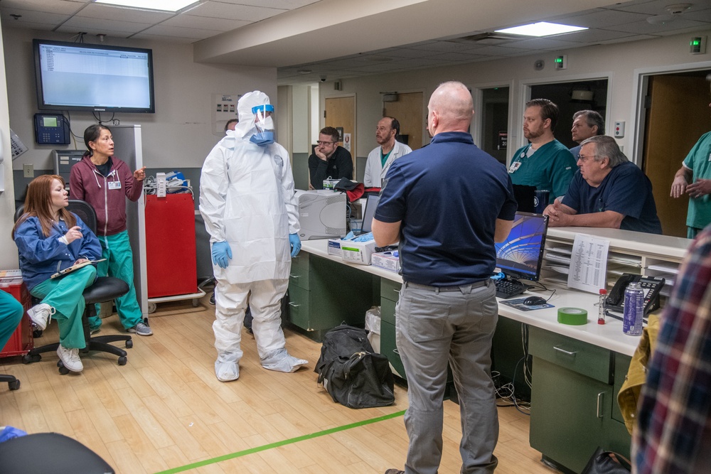 WVNG provides COVID-19 PPE training to Cabell Huntington Hospital staff