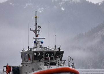 Coast Guard Station Ketchikan boat crew transits Carroll Inlet, Alaska