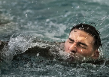 Rough terrain Soldiers prepare for water operations