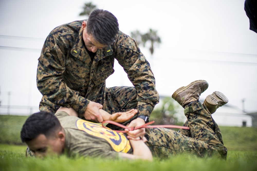 1st Law Enforcement Battalion Hosts OC Spray Course