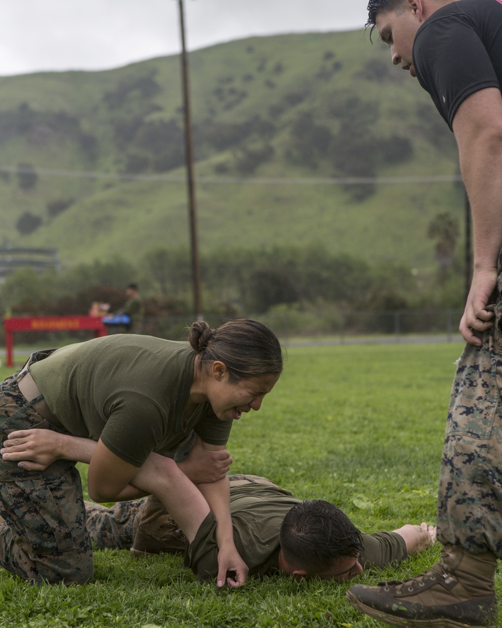 1st Law Enforcement Battalion Hosts OC Spray Course