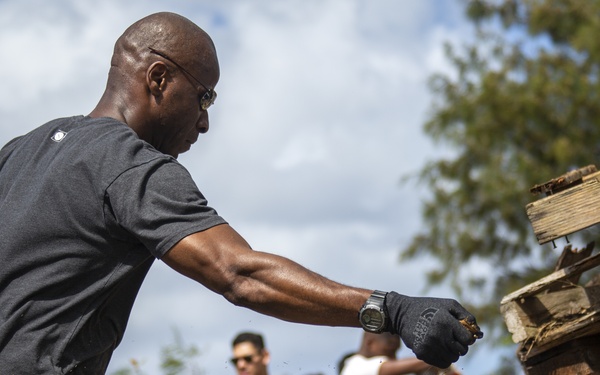 VMFA(AW)-242 help out the local community