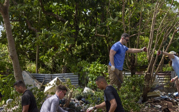 VMFA(AW)-242 help out the local community