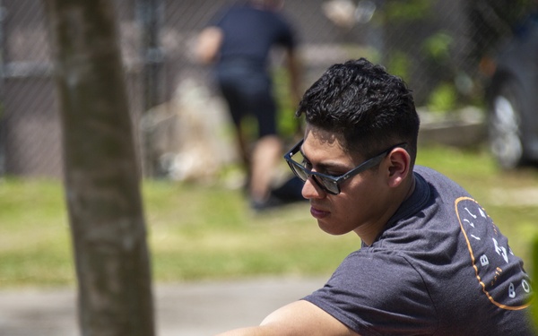 VMFA(AW)-242 help out the local community