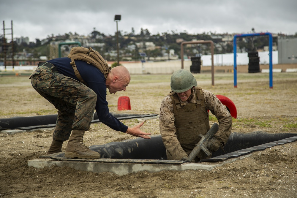 Mike Company Bayonet Assualt Course