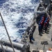 USS Mustin Conducts Replinishment-at-Sea