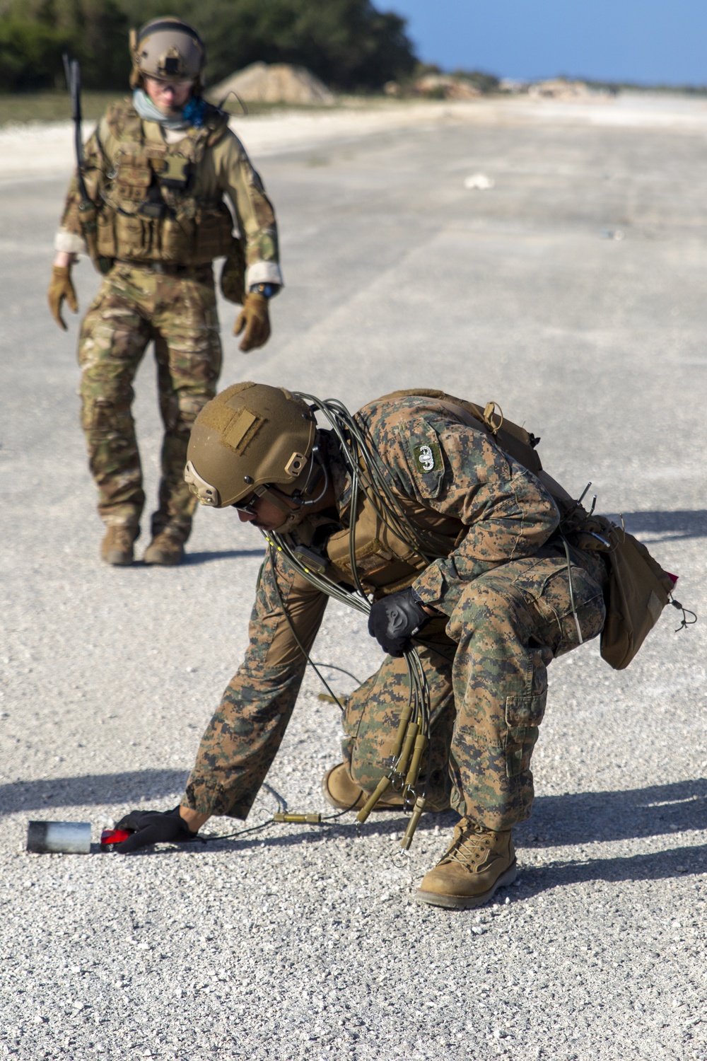 U.S. Marines and Airmen perform ADR