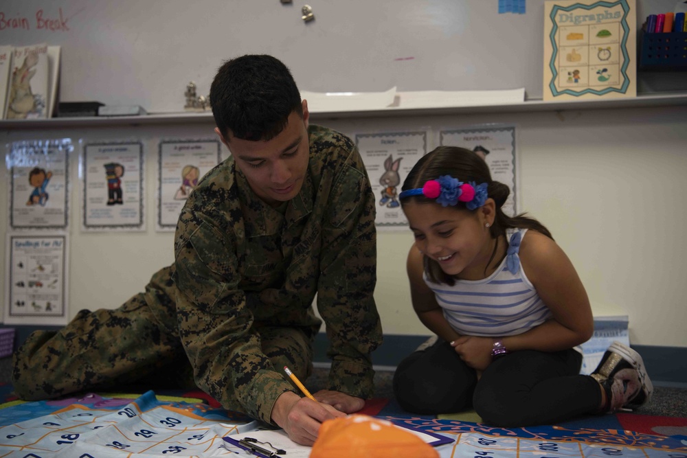 DVIDS - Images - U.S. Marines visit McCool Elementary school [Image 3 of 4]