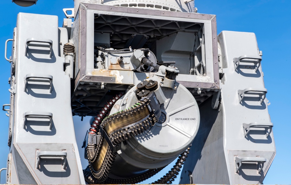 USS Mustin Conducts Live-Fire Exercise