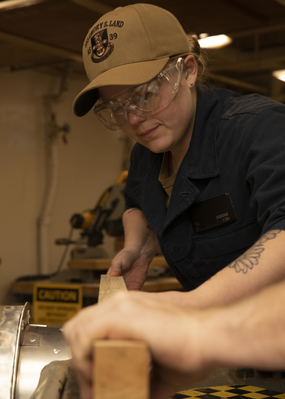 USS Emory S. Land Helps Repair Ships in Sasebo