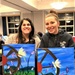 Fort McCoy community members create works of art at Sit, Sip, Paint event
