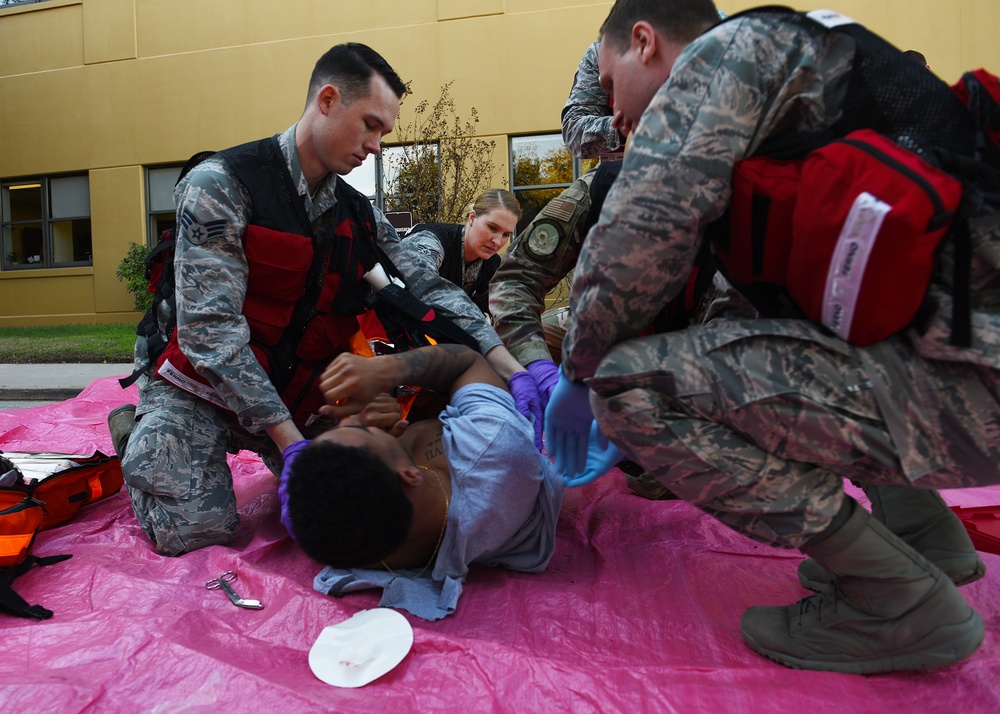 7th Medical Group exercises the Ready Eagle program
