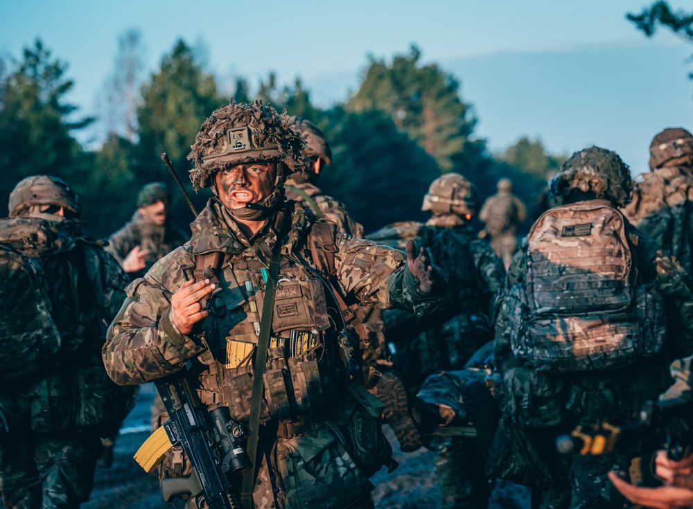 NATO BG-P Soldiers complete a British Army leadership course