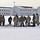CWOC Class 20-04 students learn to build Arctic tent during training at Fort McCoy