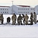 CWOC Class 20-04 students learn to build Arctic tent during training at Fort McCoy