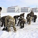 CWOC Class 20-04 students learn to build Arctic tent during training at Fort McCoy