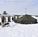 CWOC Class 20-04 students learn to build Arctic tent during training at Fort McCoy