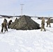 CWOC Class 20-04 students learn to build Arctic tent during training at Fort McCoy