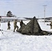 CWOC Class 20-04 students learn to build Arctic tent during training at Fort McCoy