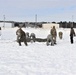 CWOC Class 20-04 students learn to build Arctic tent during training at Fort McCoy