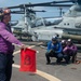 USS Green Bay flight deck firefighting drill, March 11, 2020