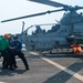 USS Green Bay flight deck firefighting drill, March 11, 2020