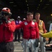 USS Green Bay flight deck firefighting drill, March 11, 2020