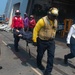 USS Green Bay flight deck firefighting drill, March 11, 2020