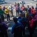 USS Green Bay flight deck firefighting drill, March 11, 2020